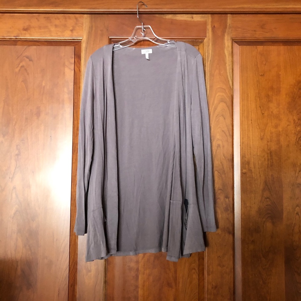 LOGO by Lori Goldstein Deep Stone Cardigan